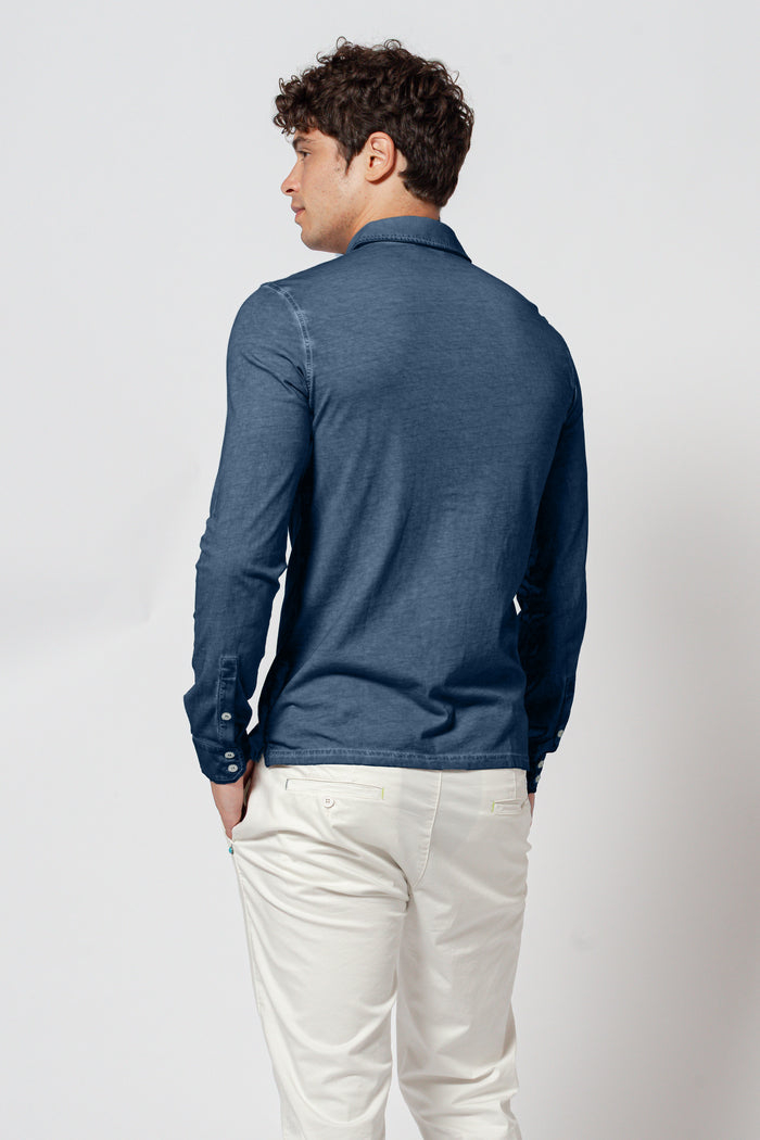 Cotton Jersey Shirt - Jeans