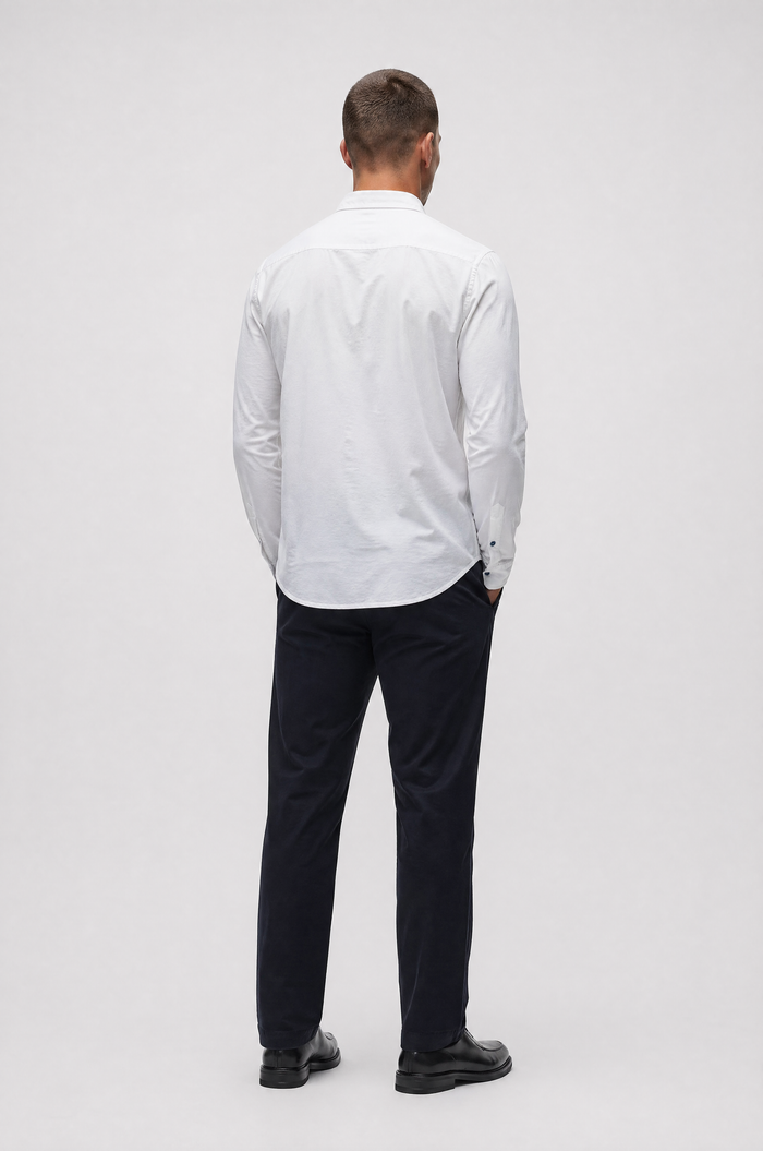 Cotton Jersey Shirt - White