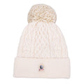 Cream Cable Knit Bobble Hat