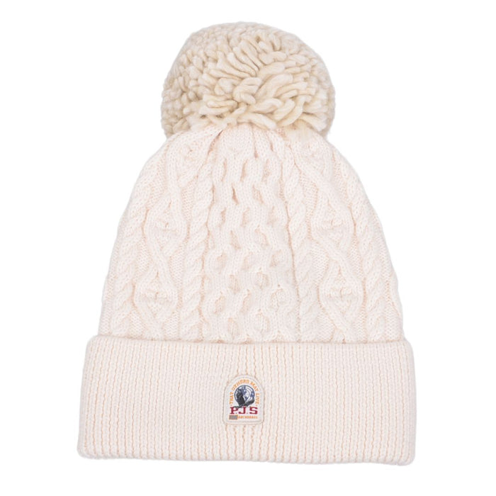 Cream Cable Knit Bobble Hat
