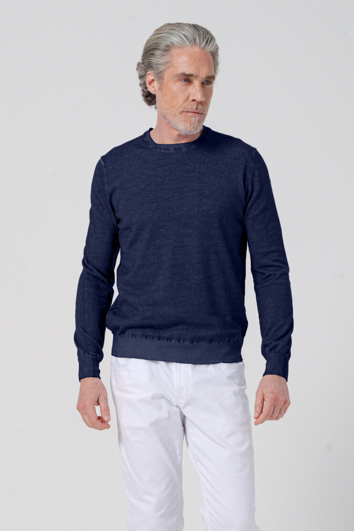Crew Knit - Navy