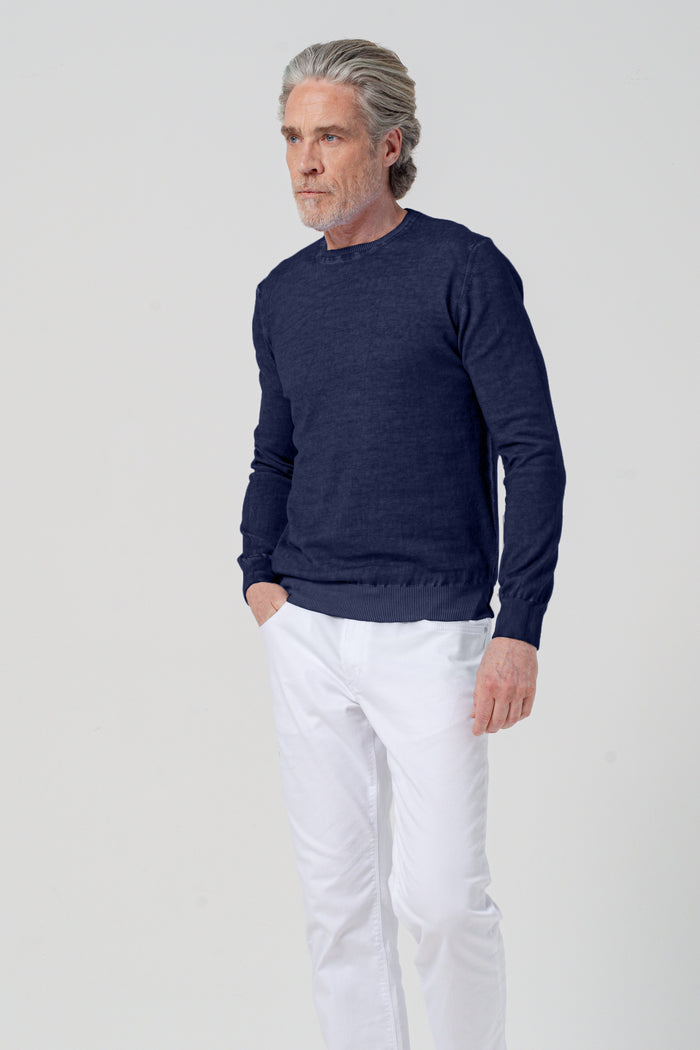 Crew Knit - Navy