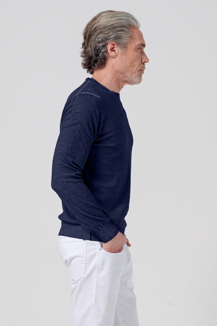 Crew Knit - Navy