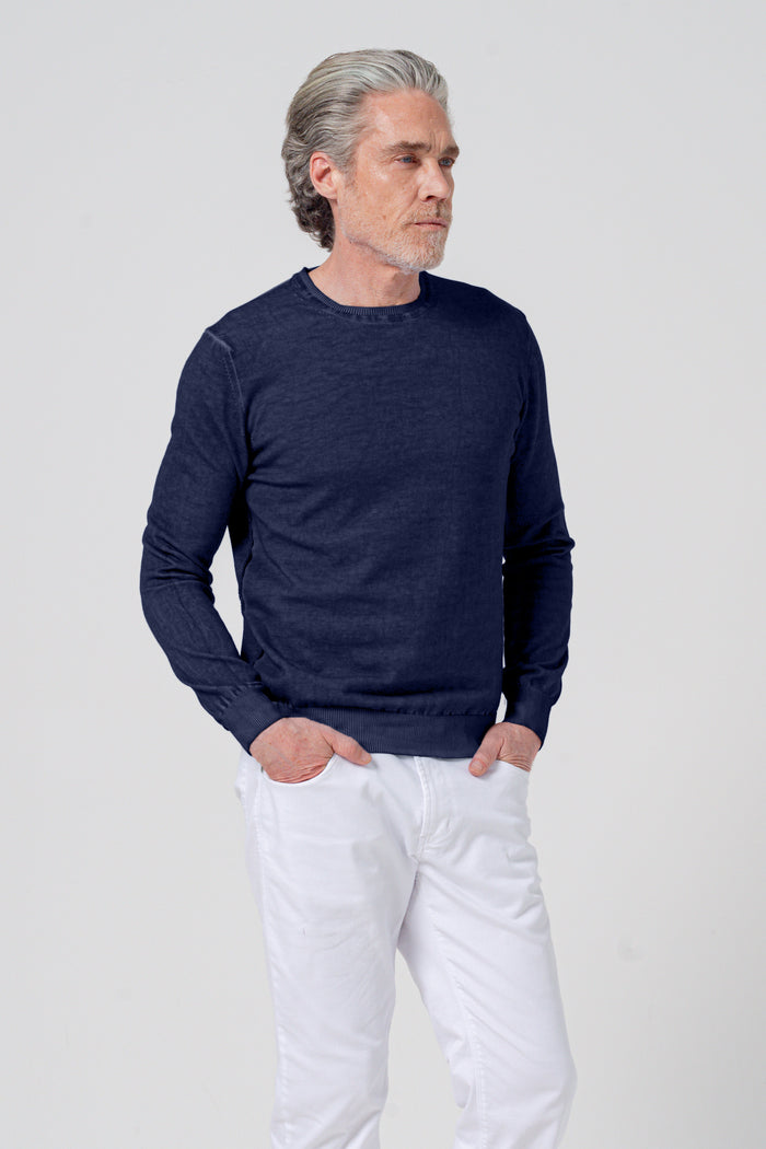 Crew Knit - Navy