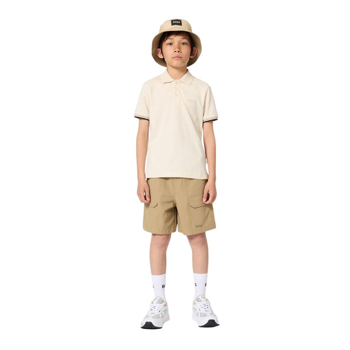 Dark Beige Cargo Shorts