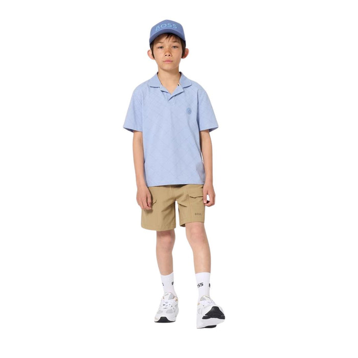 Dark Beige Cargo Shorts