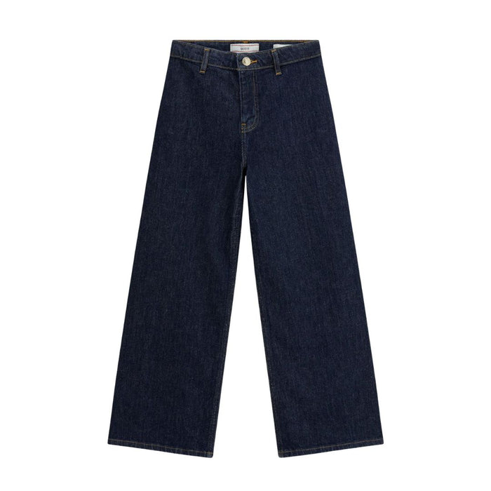 Dark Blue Wide Leg Jeans