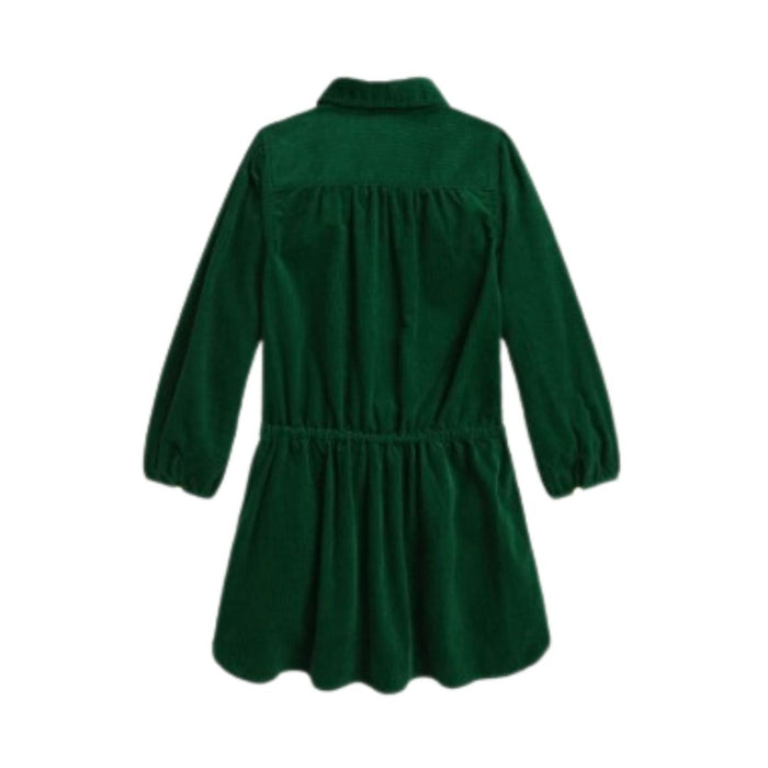 Dark Green Corduroy Dress