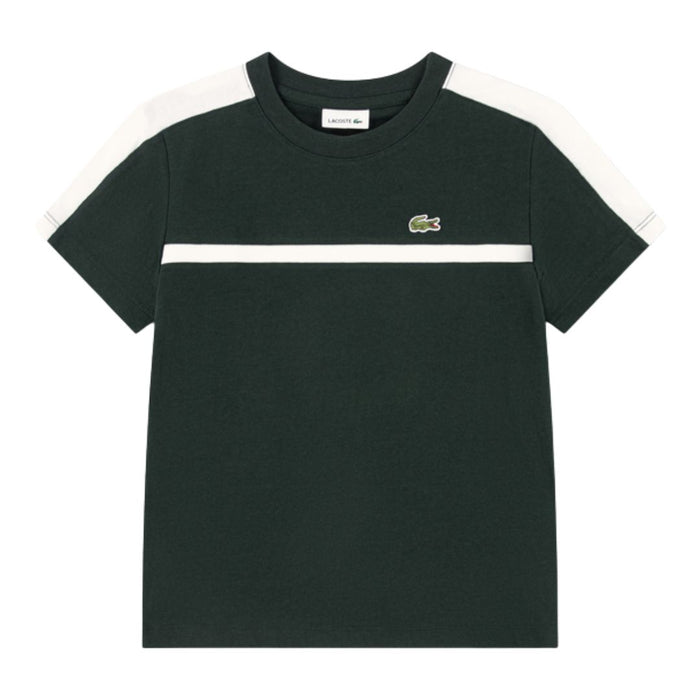Dark Green & White Stripe T-Shirt