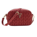 Dark Red Quilted Bag