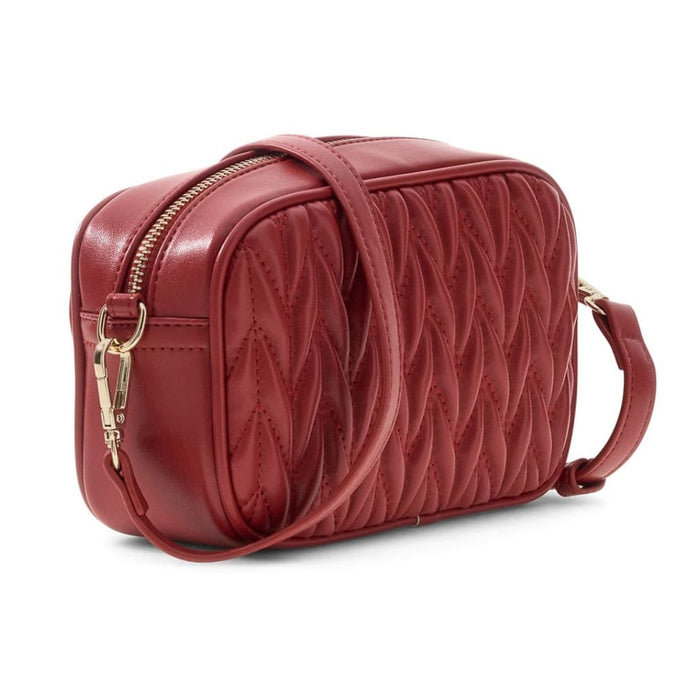 Dark Red Quilted Bag