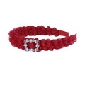Dark Red Ruffle 'Rae' Headband