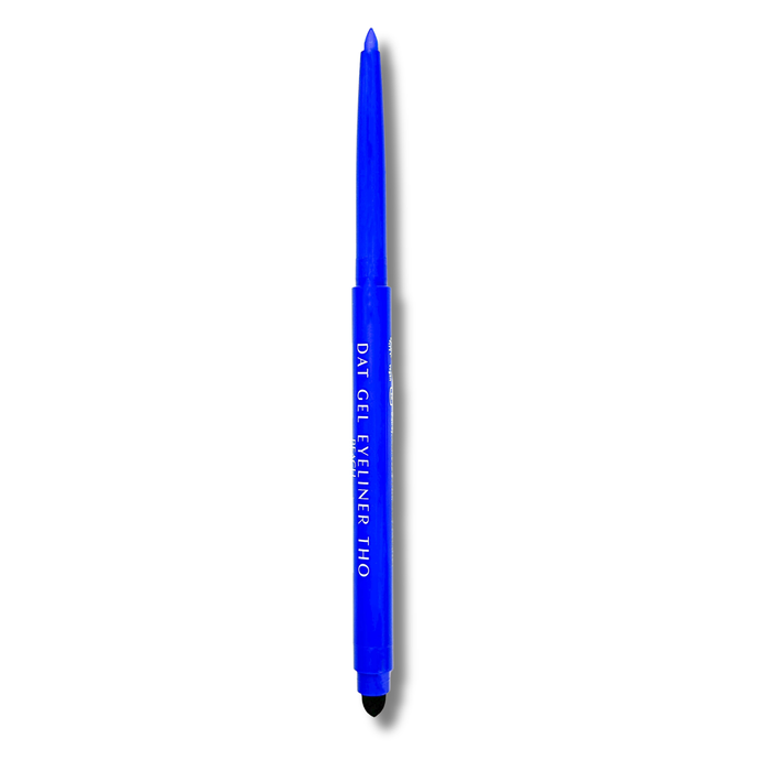 Dat Gel Eyeliner in Beach - Cobalt Blue Waterproof Gel Eyeliner | Product displayed and application sponge| Pinky B Beauty