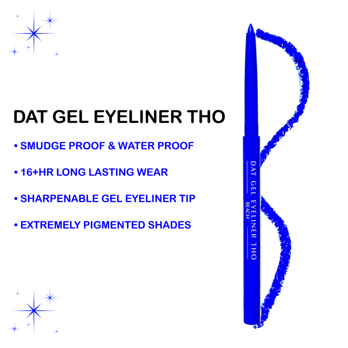 Dat Gel Eyeliner in Beach - Product Label and Shade Name Closeup | Pinky B Beauty