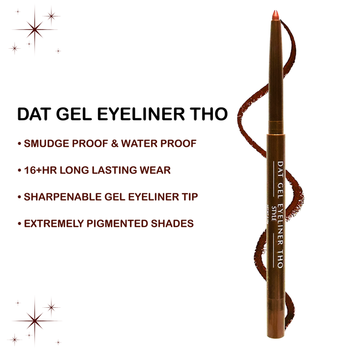 Dat Gel Eyeliner in Style - Product Label and Shade Name Closeup | Pinky B Beauty
