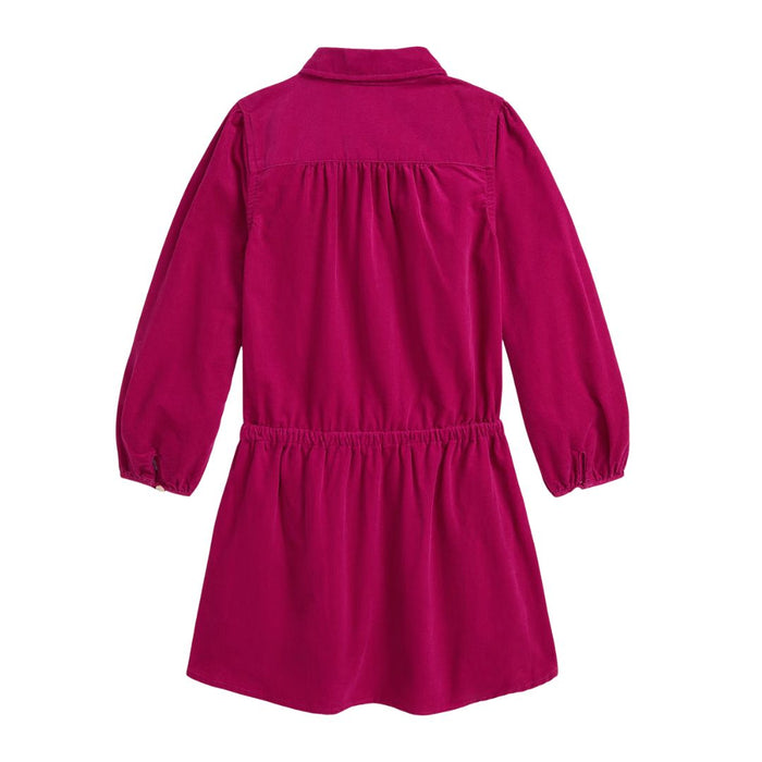 Deep Pink Corduroy Dress