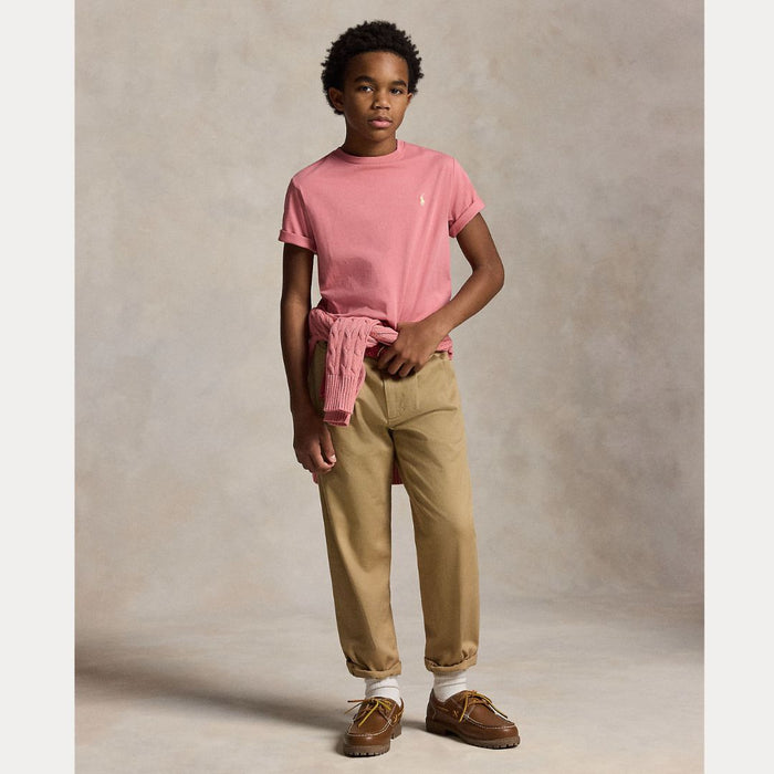 Deep Pink Embroidered Pony T-Shirt