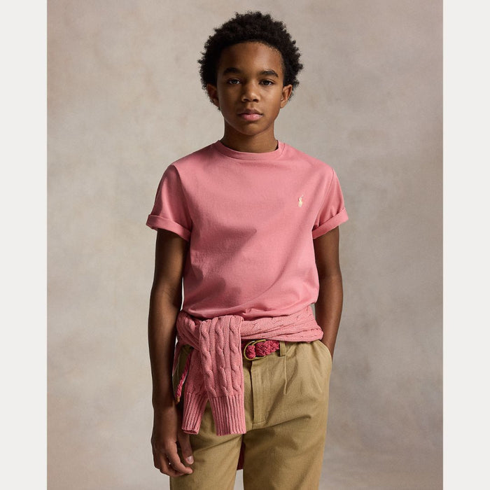 Deep Pink Embroidered Pony T-Shirt