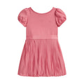 Deep Pink Pleated Dress