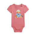 Deep Pink Polo Bear Bodysuit