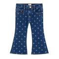 Denim Logo Flared Jeans
