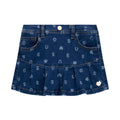 Denim Logo Skirt