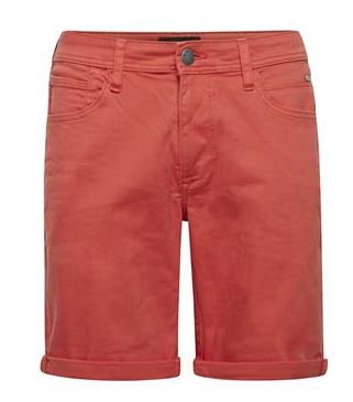 Denim Twister Fit Stretch Shorts Paprika