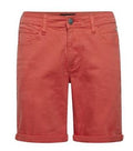 Denim Twister Fit Stretch Shorts Paprika