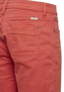Denim Twister Fit Stretch Shorts Paprika