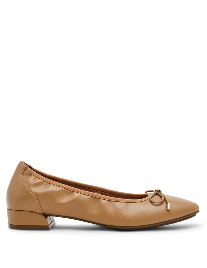 Anne Klein Camel Divine Dress Pump with Classic Block Heel