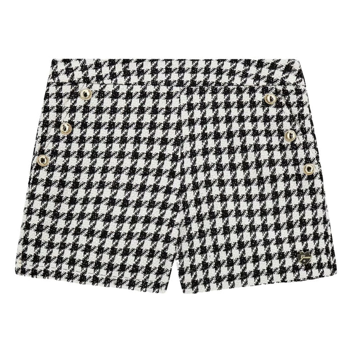 Dog Tooth Blazer & Shorts Set