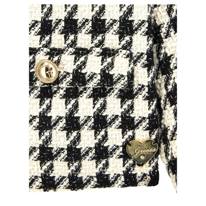 Dog Tooth Blazer & Shorts Set