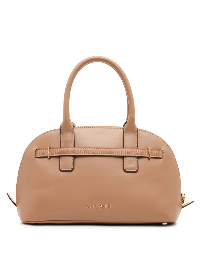 Anne Klein Dome Buckle Convertible Strap Satchel