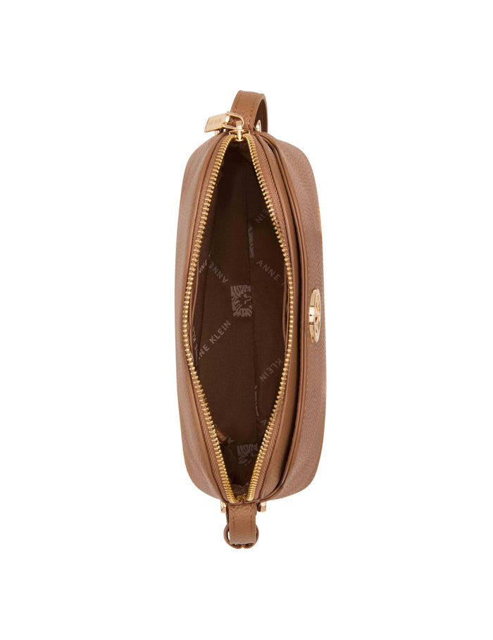 Anne Klein Dome Crossbody Bag with Detachable Card Case