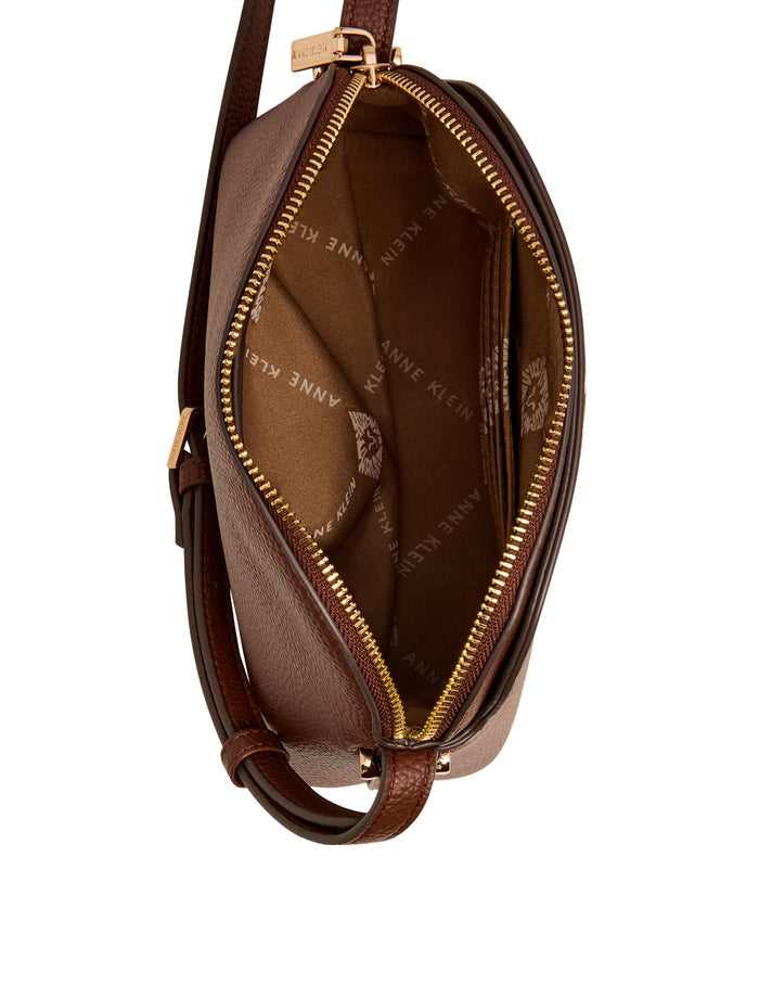 Anne Klein Dome Crossbody Bag with Detachable Card Case