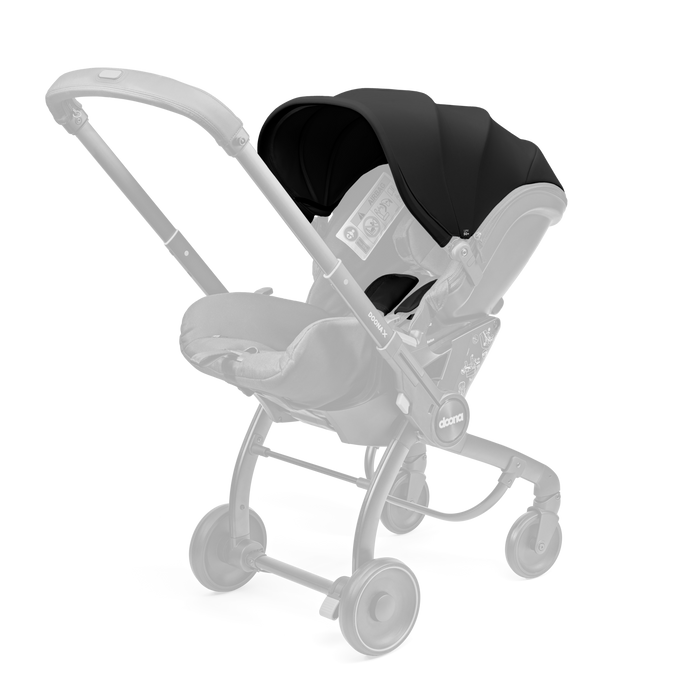 Doona X Canopy & Shoulder Pads Set  Nitro Black