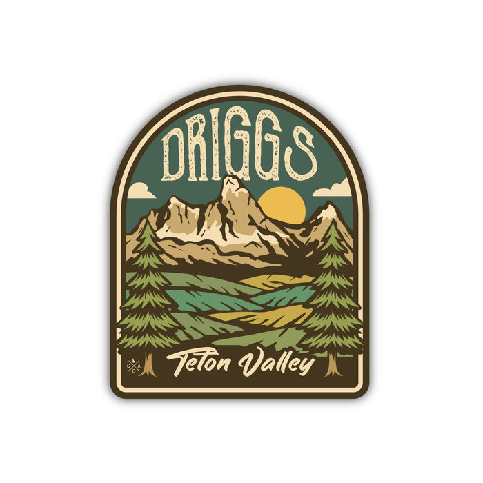 Driggs Teton Valley Sticker