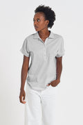 Drop Shoulder Polo Shirt - Marmo - Polos