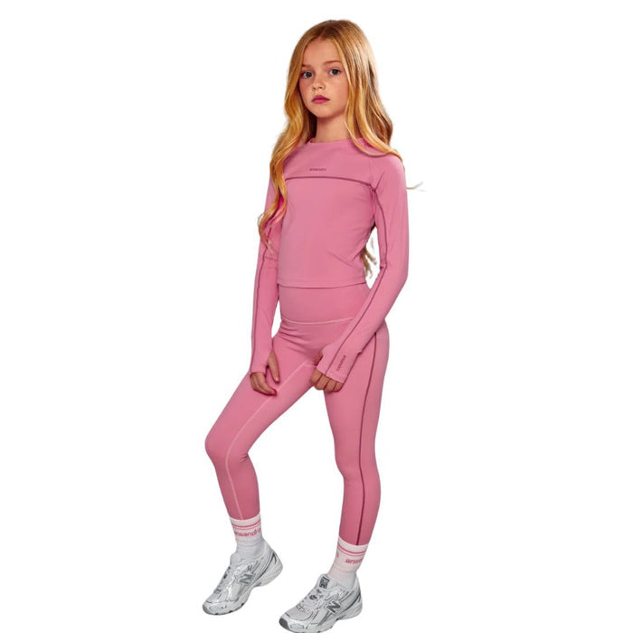 Dusty Rose LS Top & Leggings Set