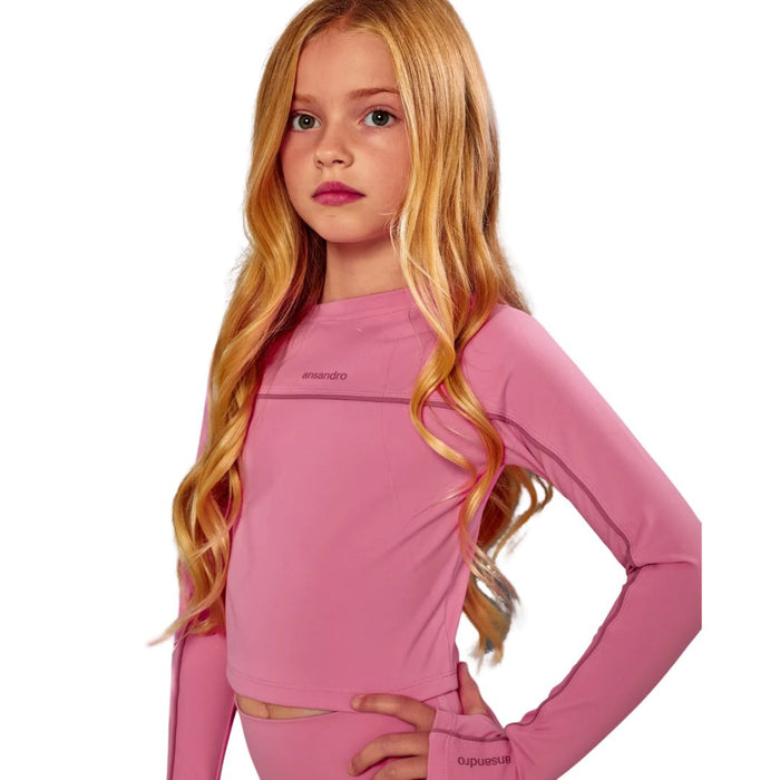 Dusty Rose LS Top & Leggings Set
