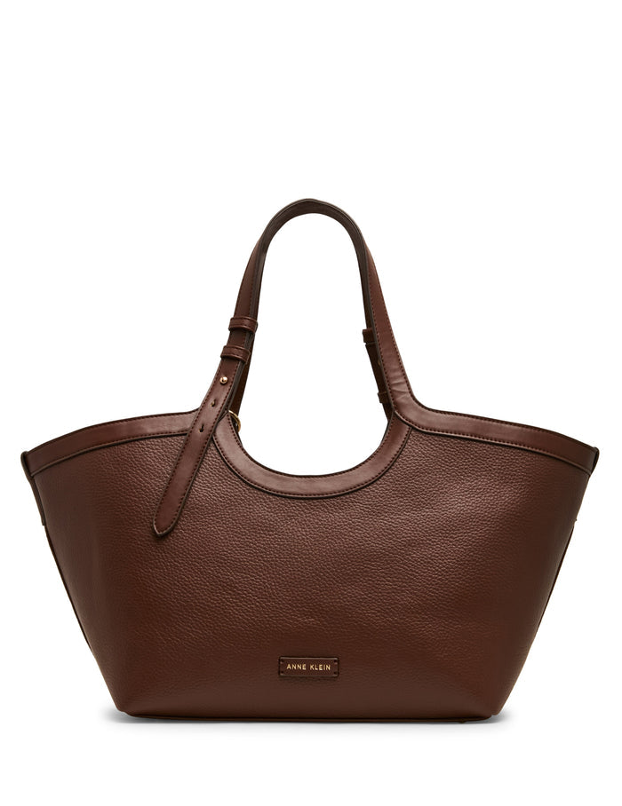 Anne Klein East West Tote Bag with Charms