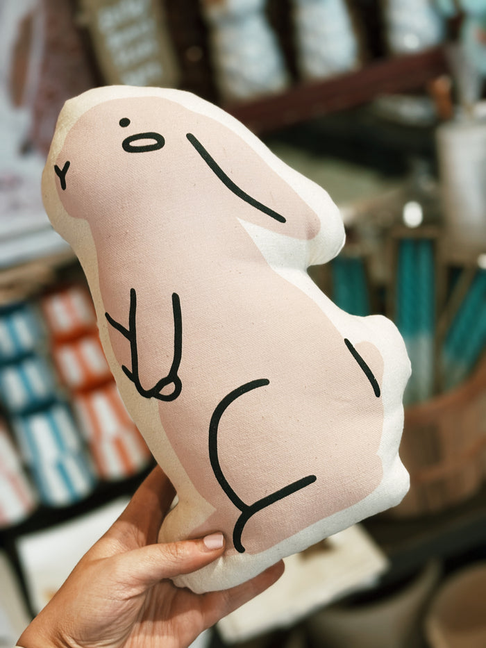 Easter Bunny Pillow: Lavender