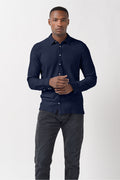 Easton Shirt Solid - Navy