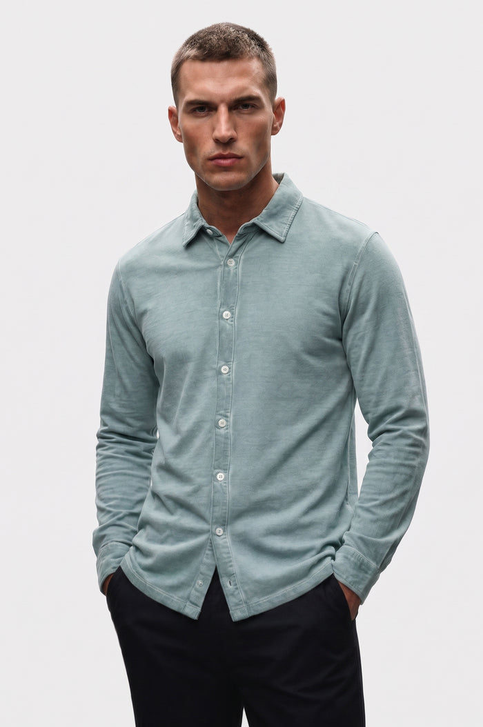 Easton Viscose Shirt - Shark