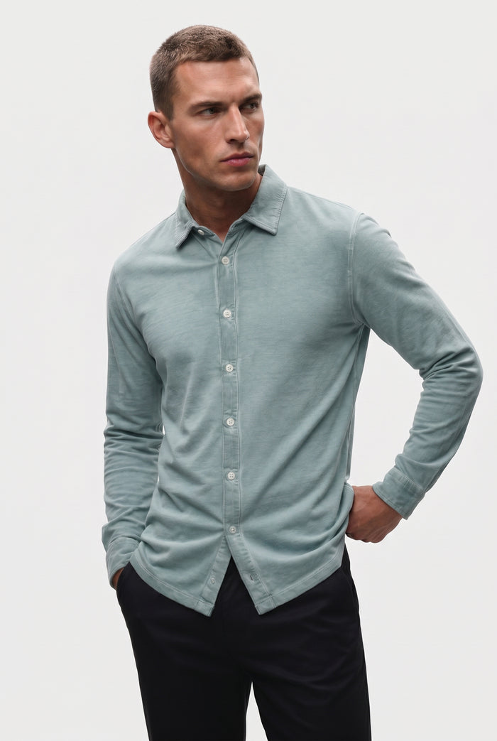 Easton Viscose Shirt - Shark