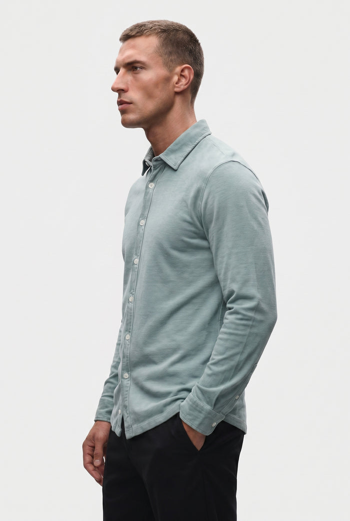 Easton Viscose Shirt - Shark