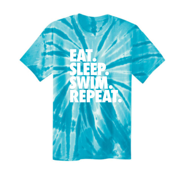 Elsmore Youth Swim Tie-Dye Tee turquiose