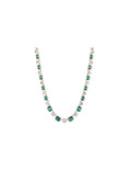 Anne Klein Gold Tone Emerald Collar Necklace
