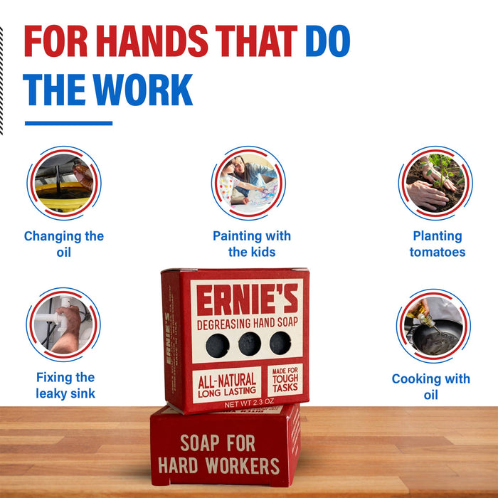 Ernie's Soap - Degreasing Hand Soap Bar