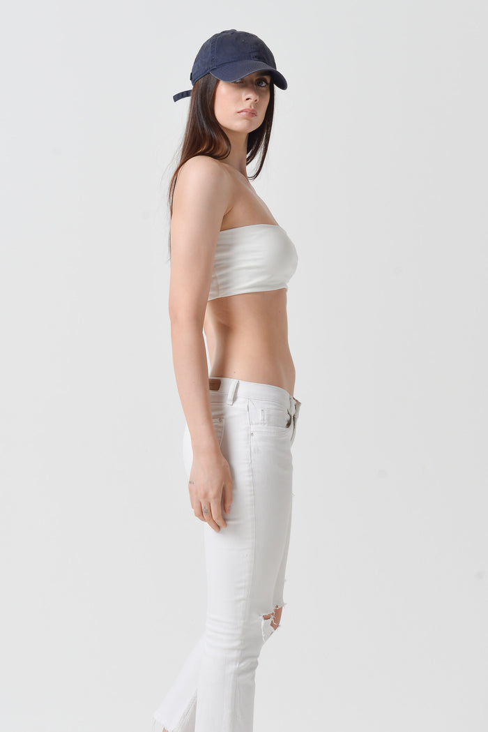 Essential Cotton Bandeau - White